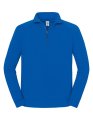 Sweater met Rits Fruit of the Loom Iconic Premium Royal Blue